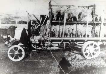 The first double decked sheep truck