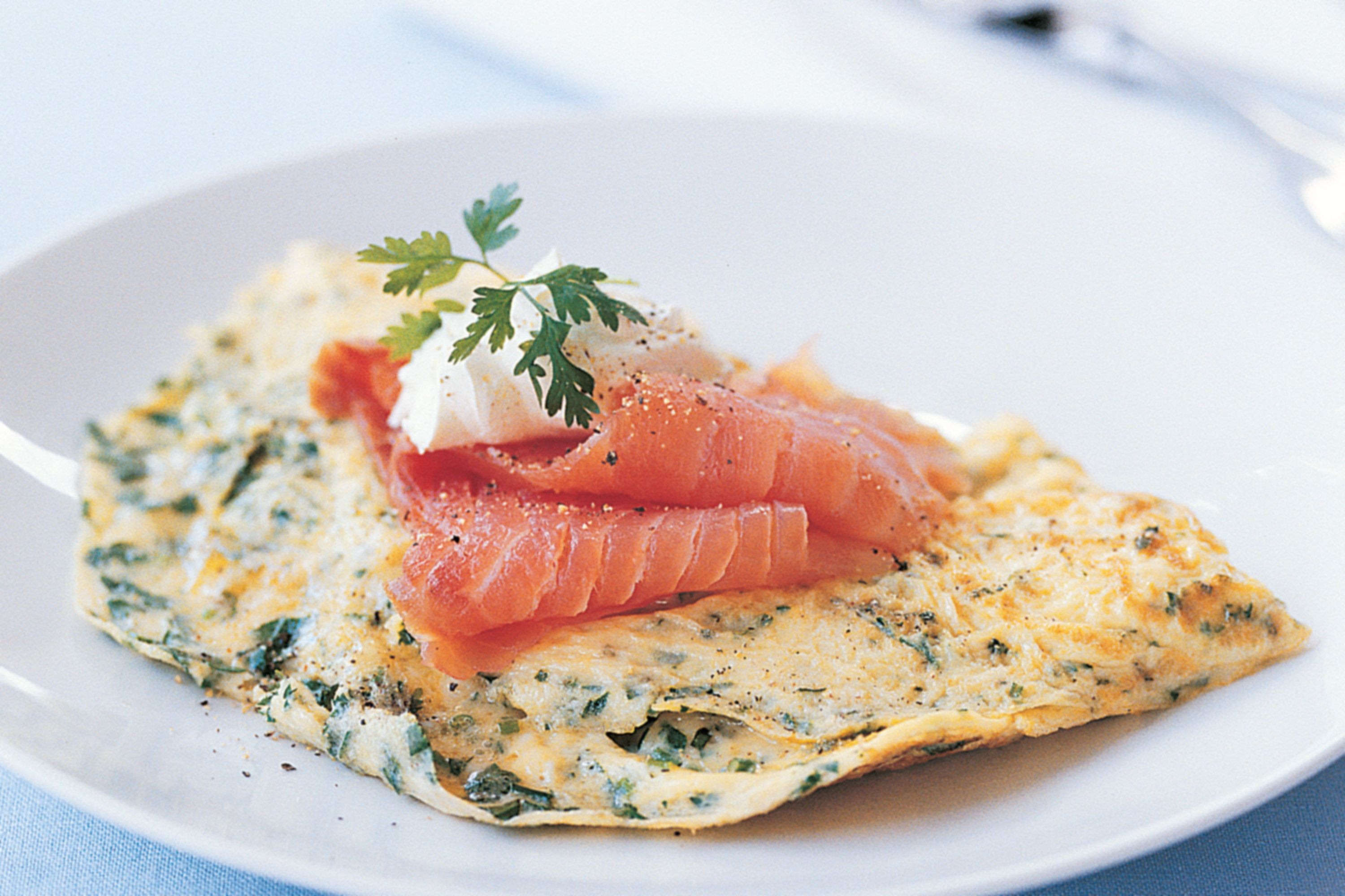 Smoked Salmon Omelette