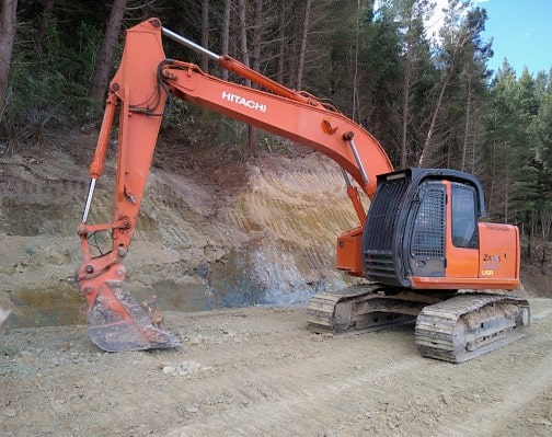 Hitachi excavator