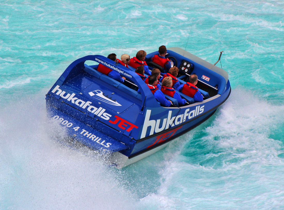 Jet boating is only one of the great activities available for those who love adventure.